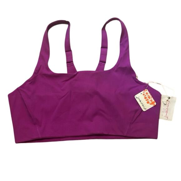 NWT FP Movement x Hatch Never Better Square Neck Maternity Bra Purple Size XL - Picture 3 of 6